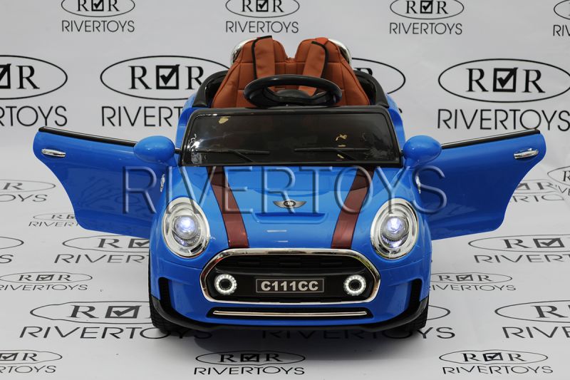 Детский электромобиль RiverToys Minicooper C111CC с дистанционным управлением Детский электромобиль RiverToys Minicooper C111CC с дистанционным управлением